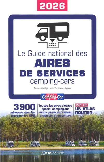 Le guide national des aires de services camping-cars 2026