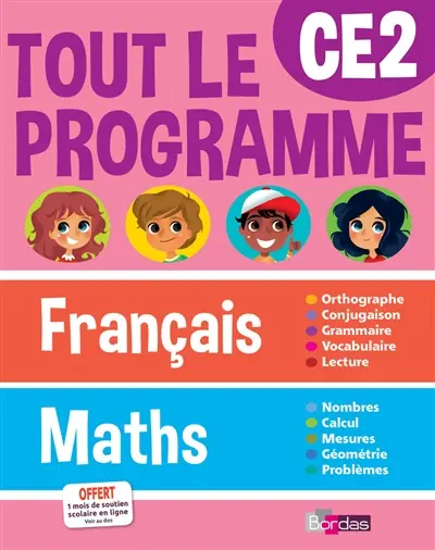 Tout le programme français-maths, CE2