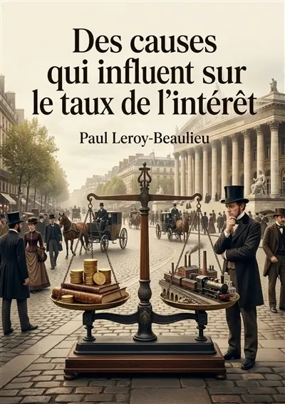 Des causes qui influent sur le taux de l'intérêt : Une analyse des facteurs influençant le taux d'intérêt par Paul Leroy Beaulieu, explorant les conséquences de sa baisse sur l'économie et la société.