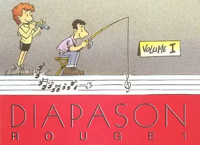 Diapason rouge. Vol. 1. Carnet de 460 chants avec accords