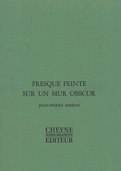 Fresque peinte sur un mur obscur