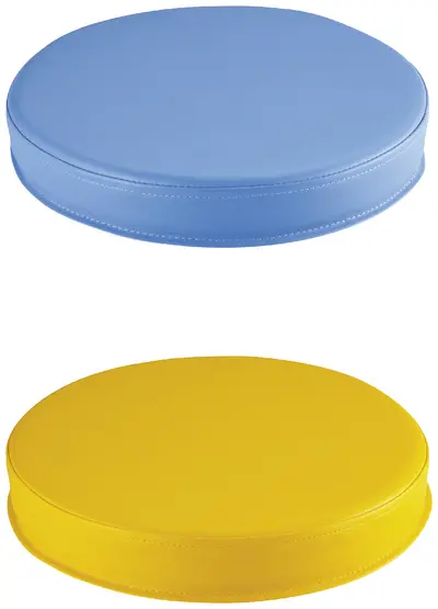 Galettes bleu et jaune