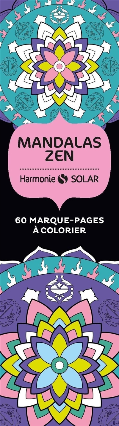 mandalas zen : 60 marque-pages à colorier