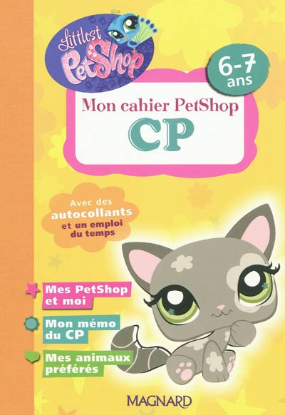 Mon cahier Petshop CP, 6-7 ans