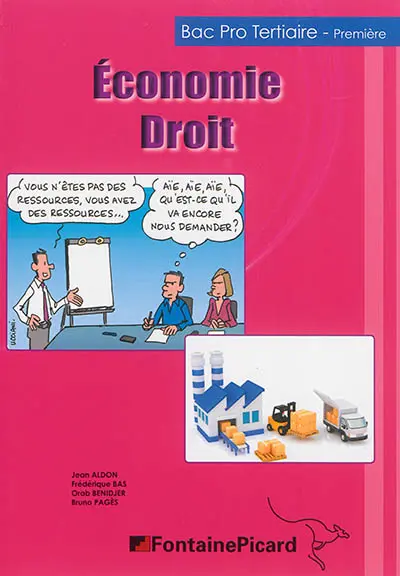 Economie, droit, bac pro tertiaire-première : feuillets détachables