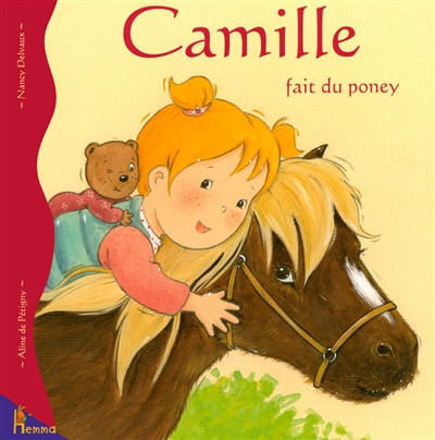 Camille fait du poney