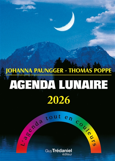Agenda lunaire 2026 : l'agenda tout en couleurs