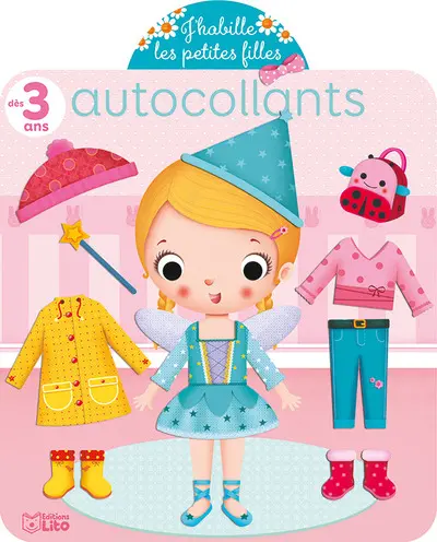 J'habille les petites filles : autocollants