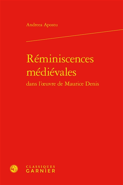 Réminiscences médiévales dans l'oeuvre de Maurice Denis