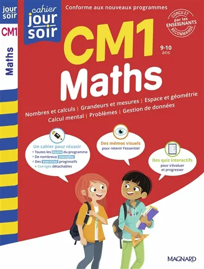Maths CM1, 9-10 ans : conforme aux nouveaux programmes