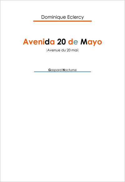 Avenida 20 de mayo. Avenue du 20 mai