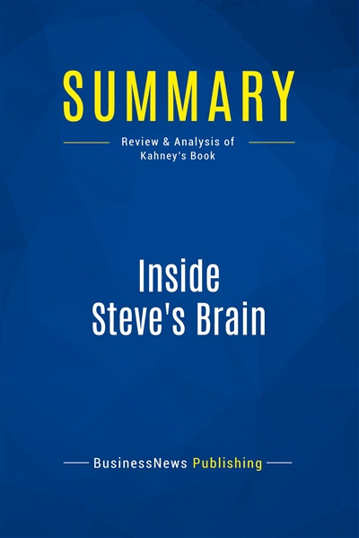 Summary : Inside Steve's...