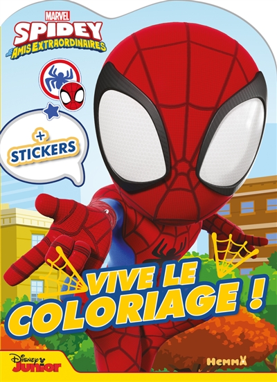 Spidey et ses amis extraordinaires : vive le coloriage ! + stickers