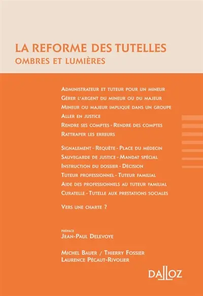 Pour un livre blanc sur la réforme des tutelles