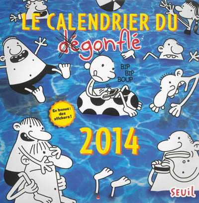 Le calendrier du dégonflé 2014