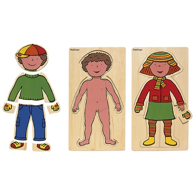 Puzzles découverte du corps, le garçon et la fille : offre spéciale