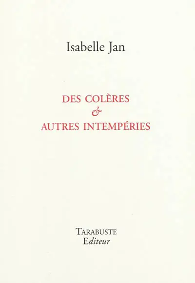 Des colères & autres intempéries