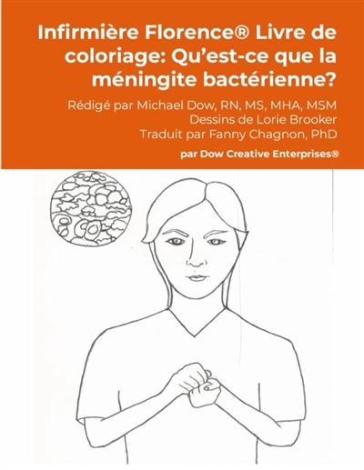 Infirmière Florence® Livre de coloriage : Qu'est-ce que la méningite bactérienne ?