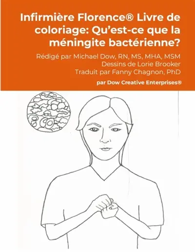 Infirmière Florence® Livre de coloriage : Qu'est-ce que la méningite bactérienne ?