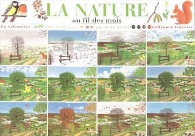 La nature au fil des mois : calendrier