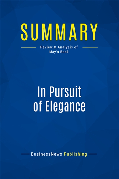 Summary : In Pursuit of...