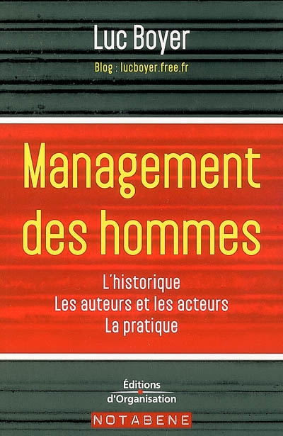 Management des hommes : historique, grands acteurs et auteurs, méthodes, outils, perspective