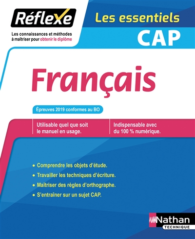 Français CAP : les essentiels