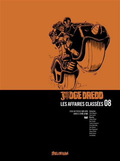 Judge Dredd : les affaires classées. Vol. 8. 2000 AD progs 322-275 : années 2105-2106