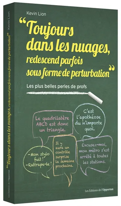 Toujours dans les nuages, redescend parfois sous forme de perturbation ! : les plus belles perles de profs