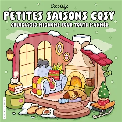 Petites saisons cosy : coloriages mignons pour toute l'année