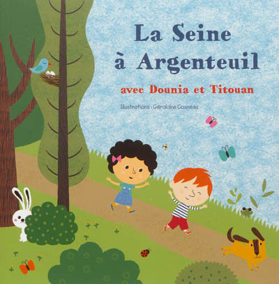 La Seine à Argenteuil avec Dounia et Titouan