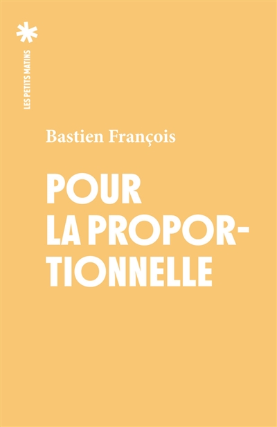 Pour la proportionnelle :...