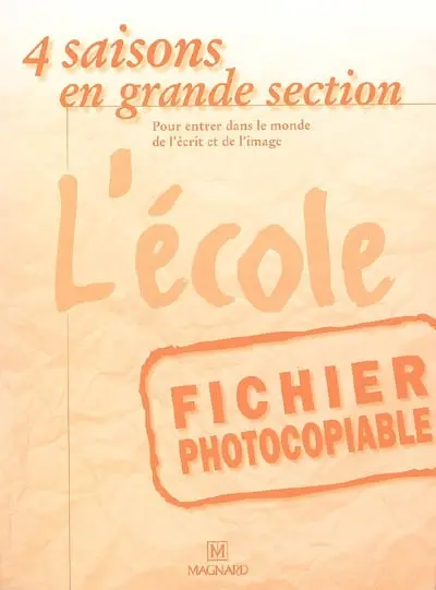 L'école : fichier photocopiable