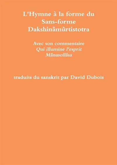 L'Hymne à la forme du Sans-forme