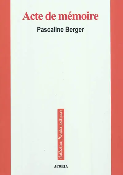 Acte de mémoire