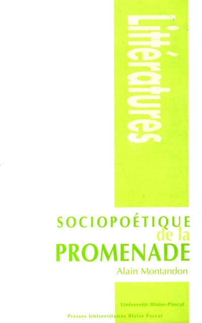 Sociopoétique de la promenade