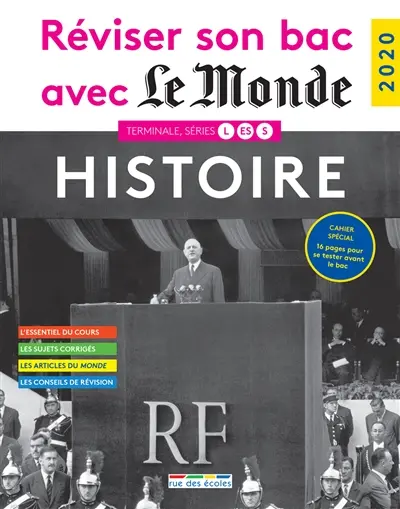 Histoire terminale séries L, ES, S