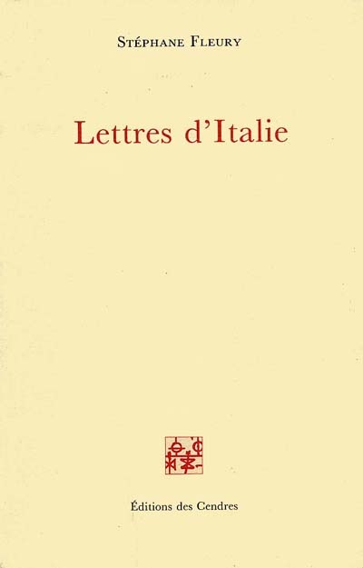 Lettres d'Italie