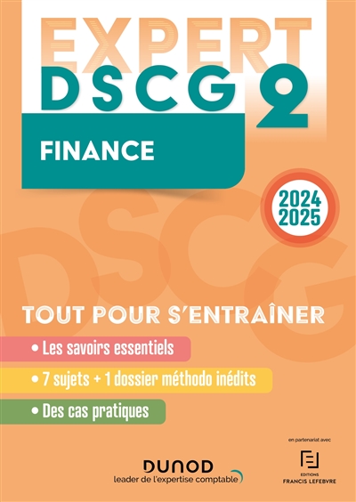 DSCG 2, expert, finance : 2023-2024