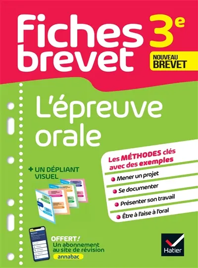 L'épreuve orale, 3e : nouveau brevet