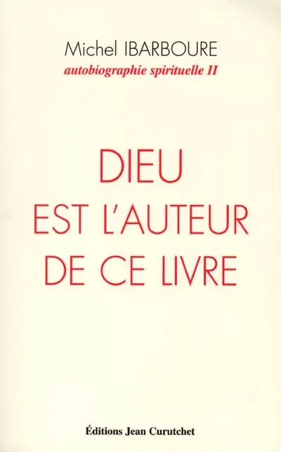 Dieu est l'auteur de ce livre