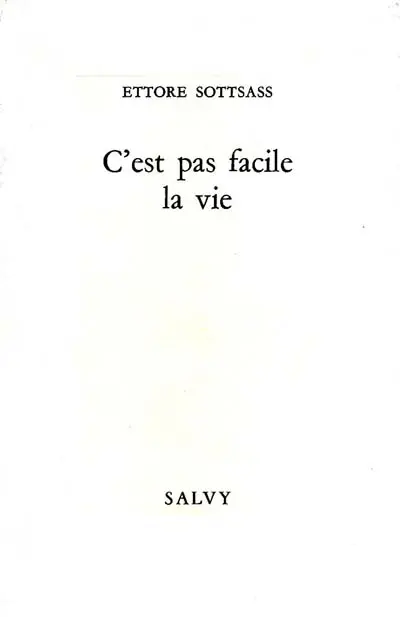 C'est pas facile la vie : chanson africaine