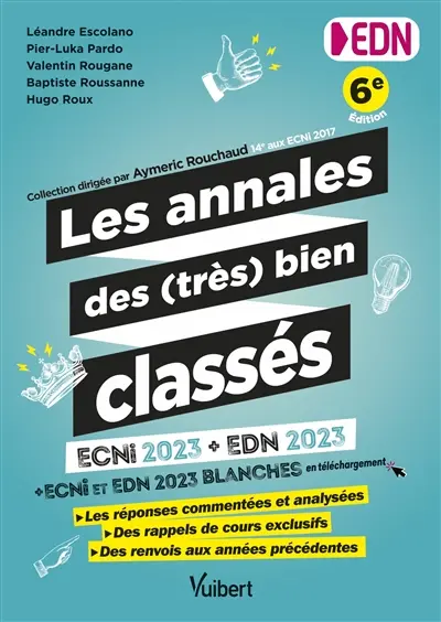 Les annales des (très) bien classés : ECNi 2023 + EDN 2023