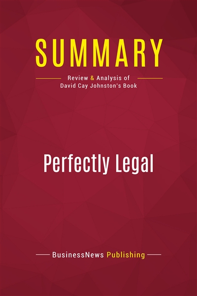 Summary : Perfectly Legal :...