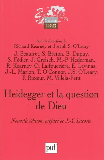 Heidegger et la question de Dieu