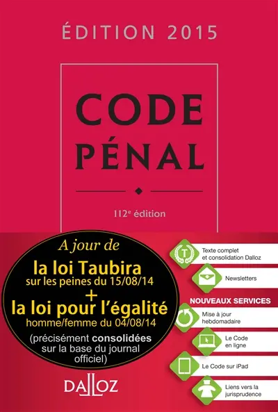 Code pénal 2015