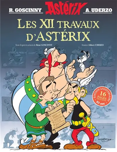 Une aventure d'Astérix. Les XII travaux d'Astérix : d'après le film animé par les Studios Idéfix