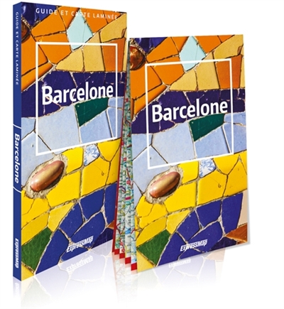 Barcelone : guide et carte laminée