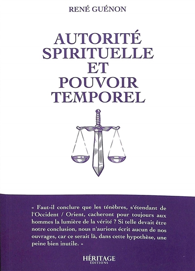 Autorité spirituelle et pouvoir temporel