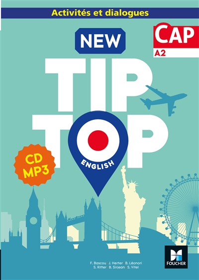 New tip-top English, CAP, A2 : activités et dialogues : CD MP3
